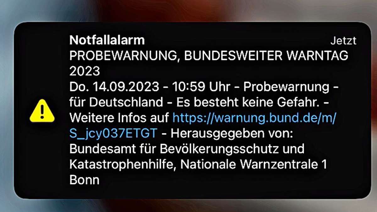 Warntag im Kreis Böblingen: Der Alarm kam pünktlich um 10.59 Uhr