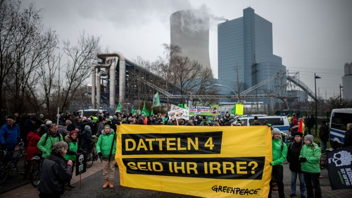 Aktivisten besetzen Kohlekraftwerk