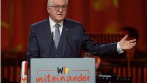 Bundespräsident Steinmeier beschwört den Zusammenhalt