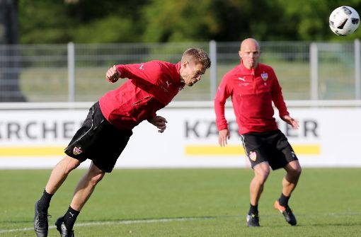 Simon Terodde arbeitet an seinen nächsten Treffern für den VfB Stuttgart. Foto: Pressefoto Baumann