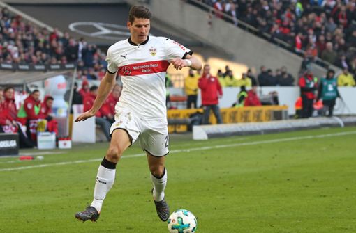 Mario Gomez vom VfB Stuttgart will unbedingt zur WM nach Russland. Foto: Pressefoto Baumann