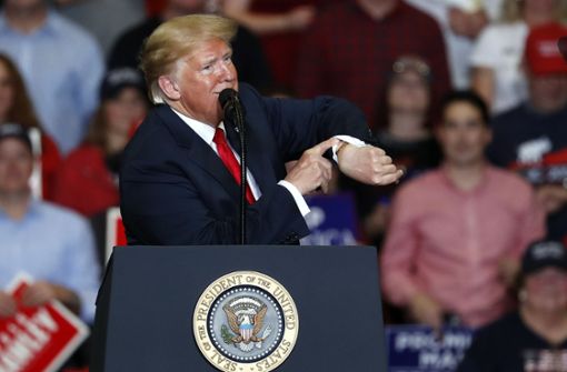 Mehrere US-Sender haben einen Wahlkampfspot von US-Präsident Donald Trump aus dem Programm genommen. Foto: AP