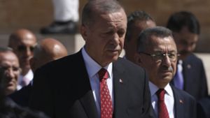 Erdogan kämpft um Wähler für die Wahl 2023. Foto: dpa/Burhan Ozbilici