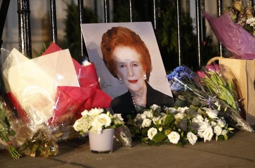 Nach dem Tod von Margaret Thatcher laufen die Vorbereitungen für die Trauerfeierlichkeiten. Die „Eiserne Lady“ soll in der nächsten Woche beigesetzt werden.  Foto: dpa/AP