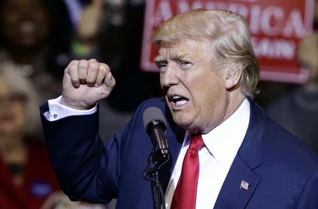 Donald Trump hat das Weltgeschehen im Jahr 2016 entscheidend beeinflusst. Foto: AP