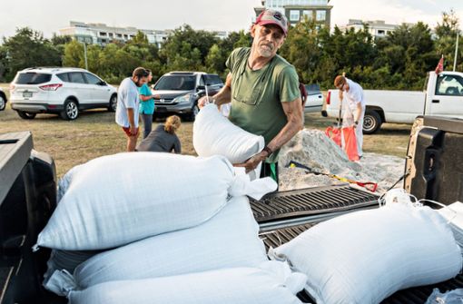 Die Menschen in den USA treffen Vorbereitungen für Hurrikan „Florence“. Foto: dpa