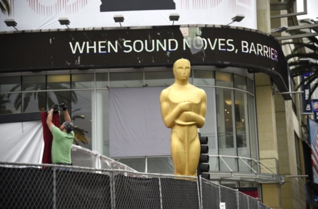 Derweil laufen die Vorbereitungen für das Medienspektakel Oscar-Verleihung auf Hochtouren.