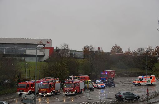 Beim Waffenhersteller Heckler & Koch in Oberndorf am Neckar hat es am Samstag einen Feuerwehreinsatz gegeben. Foto: SDMG