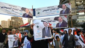 Präsident Al-Sisi in Ägypten wiedergewählt