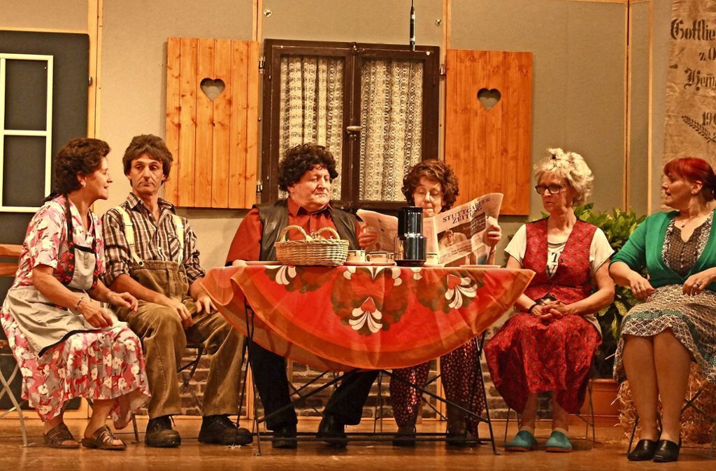 Die Theatertruppe spielt jedes Jahr mehrmals eine schwäbische Komödie. Foto: GSV/Kuaschwänz