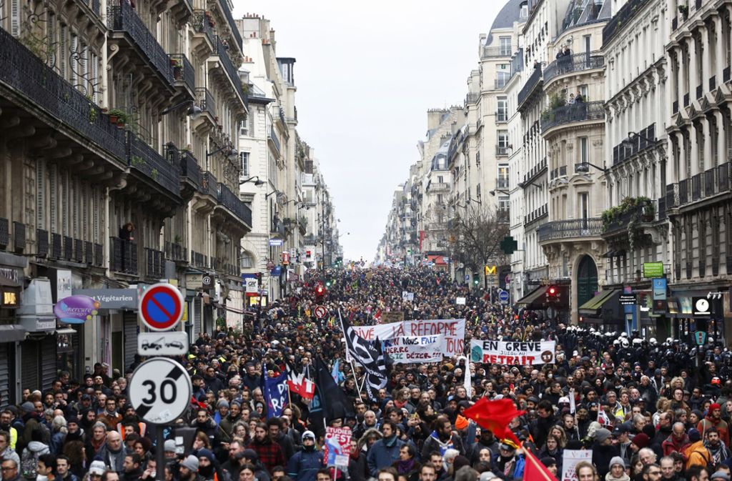 Die Proteste gegen die geplanten Rentenreform in Frankreich nehmen kein Ende. Seit 5 Dezember kommt es immer wieder zu Kundgebungen.