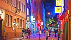 Rotlicht und Gastronomie vertragen sich im Leonhardsviertel – die Drogenszene wird allerdings als Fremdkörper wahrgenommen. Foto: Oliver Willlikonsky