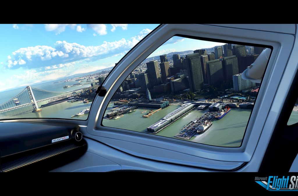 Der Trailer zum Microsoft Flight Simulator zeigt äußert schöne Bilder von Landschaften und Städten.