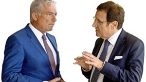 Schwieriges Verhältnis: CDU-Landeschef Thomas Strobl (links) und Landtagsfraktionschef Wolfgang Reinhart. Foto: dpa