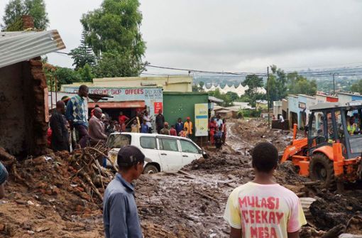 Erdrutsche haben die ehemalige malawische Hauptstadt Blantyre schwer verwüstet. Foto: AFP/Jack McBrams