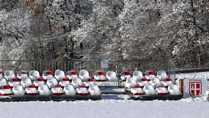 Wintereinbruch im Leonberger Sport: Drei Absagen und ein Krankheitsfall