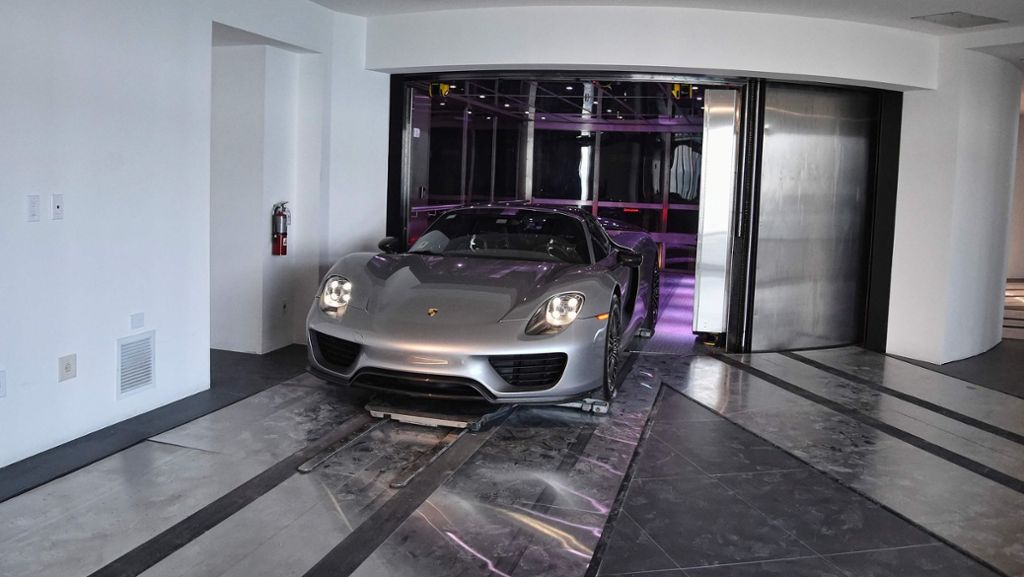 Porsche Tower In Florida Lift Bringt Auto In Die Luxus Wohnung Panorama Stuttgarter Nachrichten