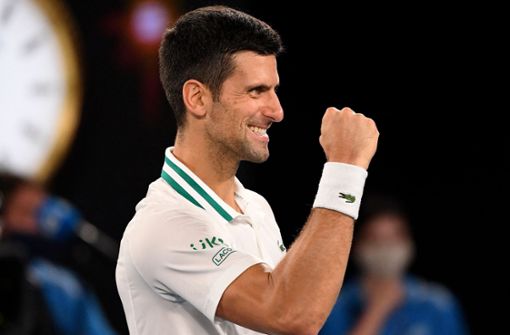 Novak Djokovic hat bei den Australian Open das Finale erreicht. Foto: AFP/WILLIAM WEST