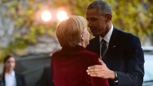 Angela Merkel und die US-Präsidenten