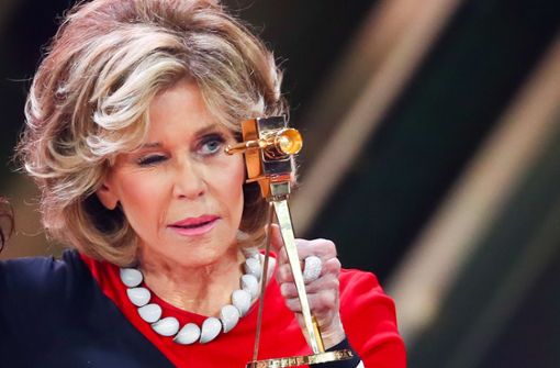 Die talentierte Jane Fonda hat etliche Preise gewonnen, im März 2017 auch eine Goldene Kamera. Foto: dpa