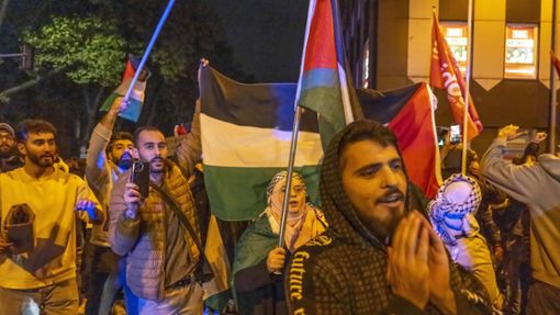 Auf propalästinensischen Demonstrationen kommt es immer wieder zu antisemitischen Vorfällen. Foto: imago//Jochen Tack