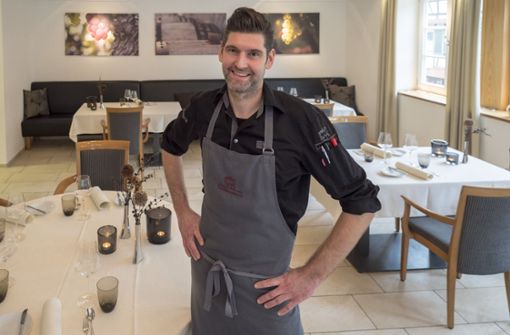 Steffen Ruggaber ist der Küchenchef im Restaurant Lamm in Rosswag. Foto: factum/Weise