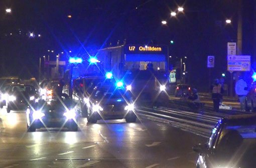 Bei einem Unfall mit einer Stadtbahn hat sich ein 22 Jahre alter Mann in der Heilbronner Straße lebensgefährliche Verletzungen zugezogen. Foto: 7aktuell.de