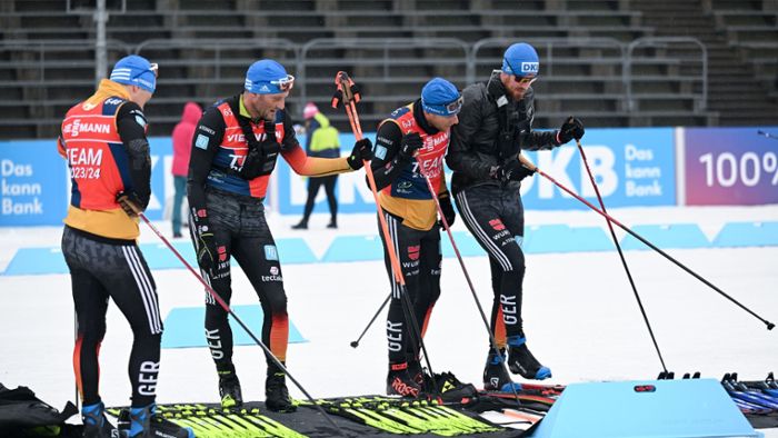 Biathleten suchen perfekte Ski - Schwere Bedingungen in Oslo