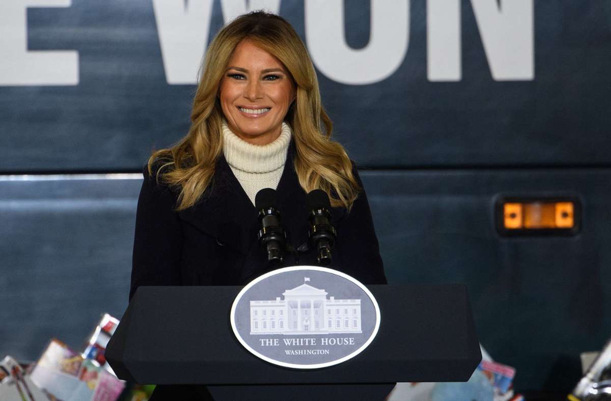 Melania Trump ist bis zum 20. Januar noch First Lady der USA. Foto: AFP/NICHOLAS KAMM