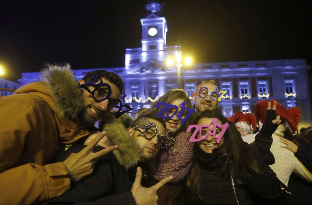 In Madrid wurde schon Silvester gefeiert – einen Tag zu früh.