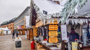 Fast normal ging der Betrieb auf dem Karlsruher Weihnachtsmarkt weiter. Foto: 7aktuell.de/Fabian Geier