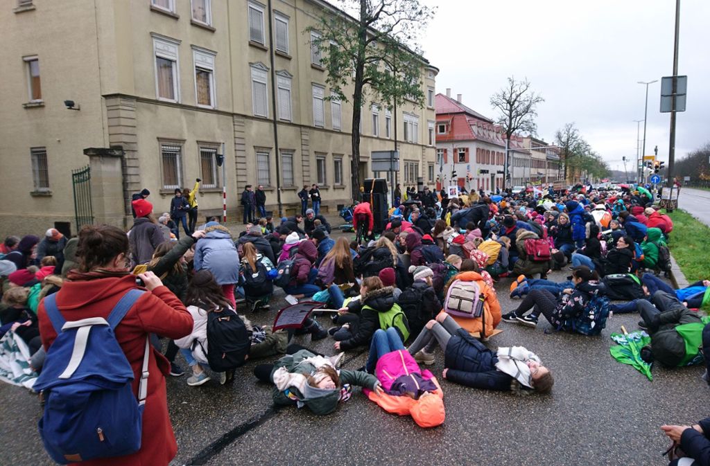 Impressionen vom Klimastreik in Ludwigsburg.