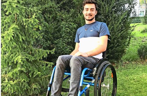 Der Reutlinger David Horvath sitzt seit einem Trainingsunfall im August im Rollstuhl. Foto: red/red