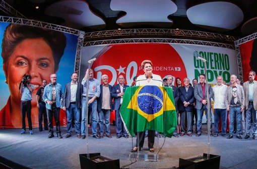 Dilma Rousseff bleibt Präsidentin von Brasilien. Foto: dpa