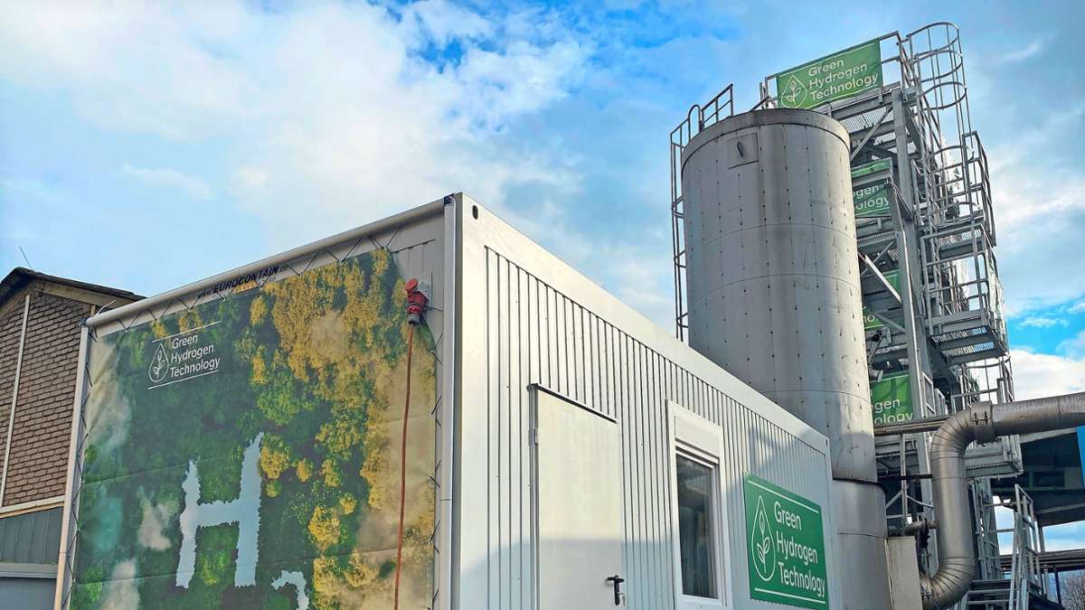 Innovation in Ebersbach: Aus Müll wird grüner Wasserstoff