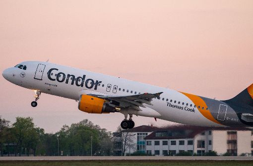 Die Fluggesellschaft Condor sieht sich unappetitlichen Gerüchten ausgesetzt. Foto: dpa
