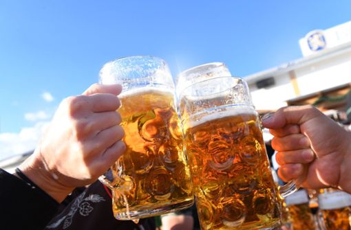 Für die Maß Bier auf dem Oktoberfest müssen Besucherinnen und Besucher dieses Jahr um die 13 Euro zahlen. Foto: dpa/Felix Hörhager