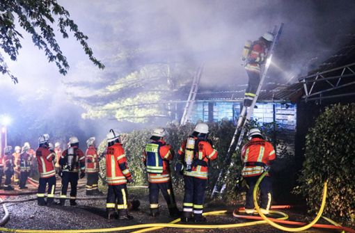 Die Feuerwehr wurde gegen 23 Uhr zum Brand gerufen. Foto: 7aktuell.de/Kevin Müller/7aktuell.de | Kevin Müller