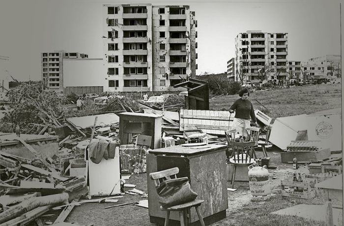 Vor 50 Jahren: Tornado tobt in Pforzheim: Eine Schneise der Verwüstung