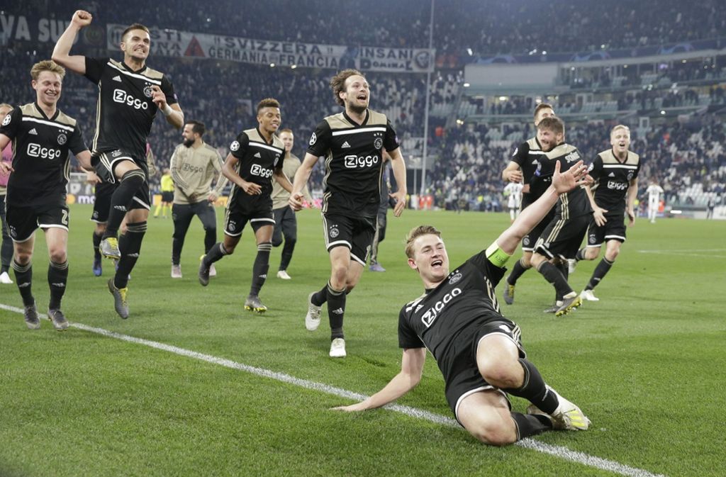 Ajax siegte im Hinspiel bei Tottenham – unter den Augen von Jordie van der Laan. Foto: AP