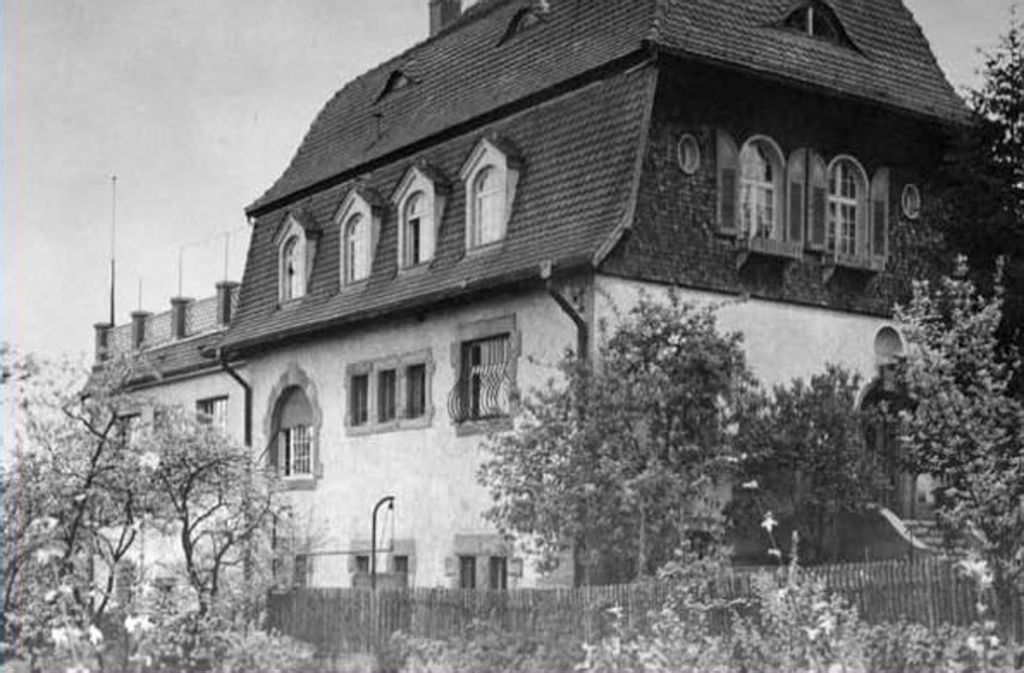 Hier fing alles an: In der Gänsheide 119 war das erste Schulhaus der 1918 gegründeten Merz-Schule