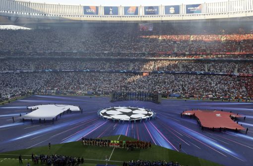 Die Straßen rund um das Stadion Wanda Metropolitano in Madrid waren vor dem Spiel verstopft. Foto: AP