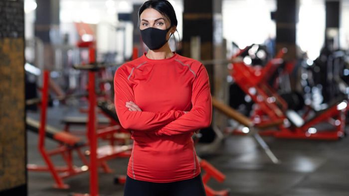 Mundschutz im Fitnessstudio - Das Training mit der Maske