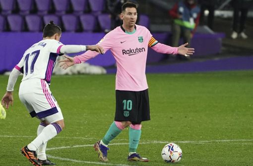 Lionel Messi soll weiter für den FC Barcelona am Ball sein. Der neue Vertrag ist aber noch nicht unterschrieben. Foto: AP/Cesar Manso