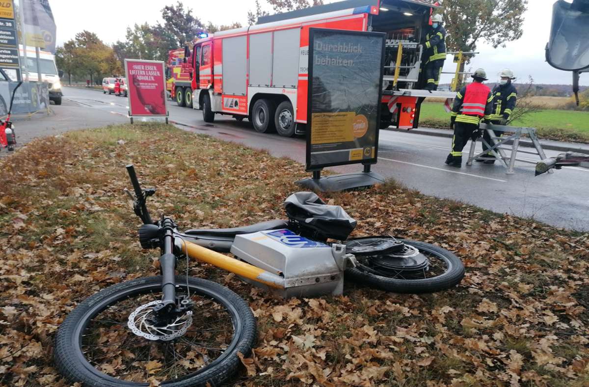 In Weilimdorf in der Flachter Straße kam es am Donnerstagmorgen gegen 7 Uhr zu einem tödlichen Verkehrsunfall.
