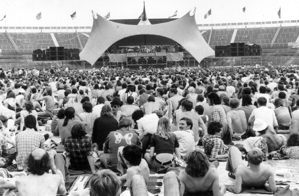 Es war das erste Rockkonzert in der Stadiongeschichte: Im Juni 1976 spielten die Rolling Stones vor 42 000 Fans in Stuttgart.