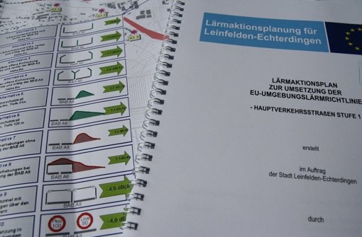 Den Lärmaktionsplan für den Stuttgarter Flughafen gibt es auch in der Online-Version. Leider führt der Link auf der Internetseite des  Regierungspräsidiums von Baden-Württemberg nicht dorthin. Foto: Höhn