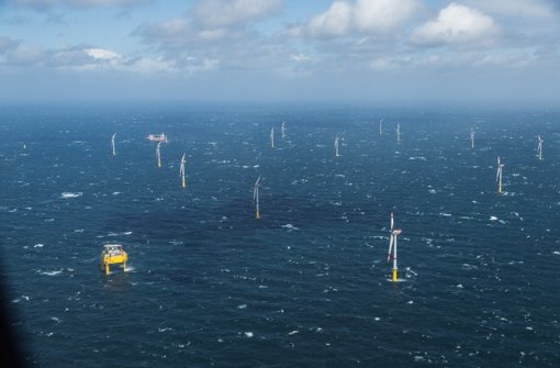 Windreich-Projekt Global Tech 1 in der Nordsee Foto: GT1