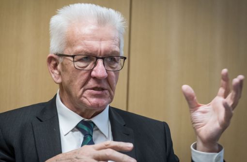 Baden-Württemberg soll sich nicht klein machen: Ministerpräsident Winfried Kretschmann Foto: Lichtgut/Achim Zweygarth