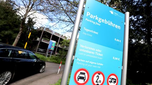 Die neuen erhöhten Parkgebühren am Wilhelma-Parkhaus sorgen für viel Kritik und Beschwerden. Foto: Lichtgut/Zophia Ewska